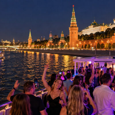 речные прогулки Flyriver дискотека на воде