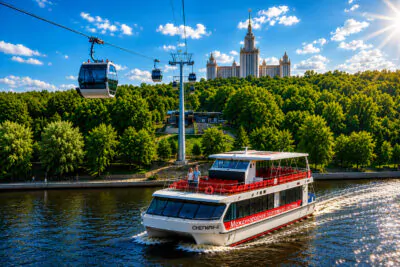 речные прогулки Flyriver Воробьевы горы