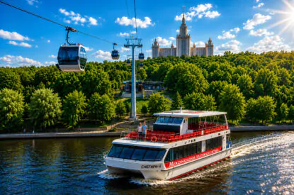Речная прогулка от Воробьёвых гор до Парка «Зарядье»
