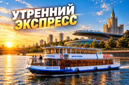 Утренняя прогулка из Нагатинского затона до Парка «Зарядье»